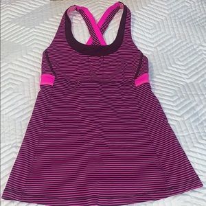 Lululemon workout top pink/maroon XS/2